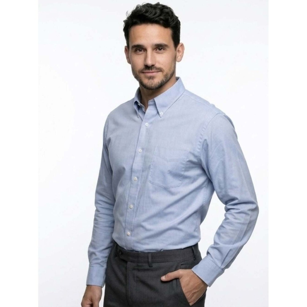 Lauren Ralph Lauren Classic Fit Non-Iron Button Down Shirt Size 18 34/35